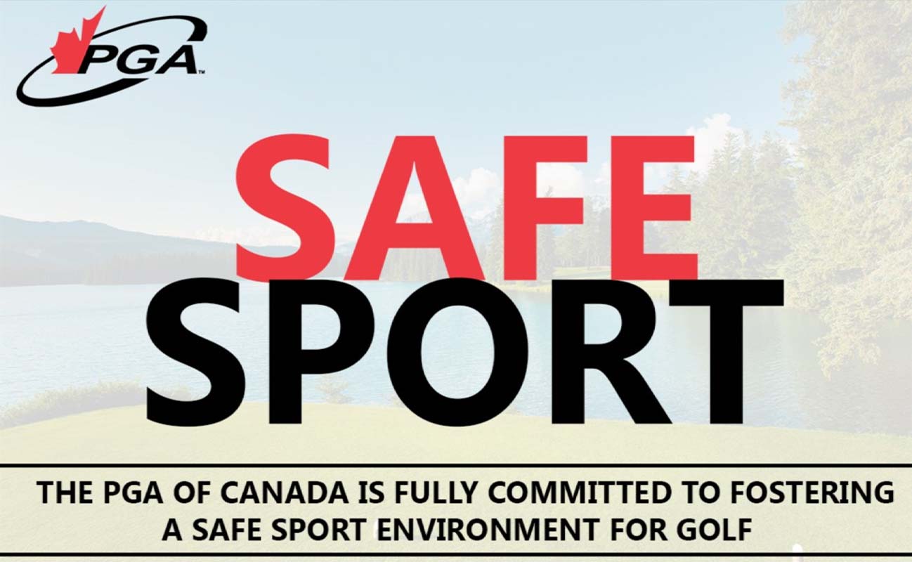 The PGA of Canada's Commitment to Safe Sport